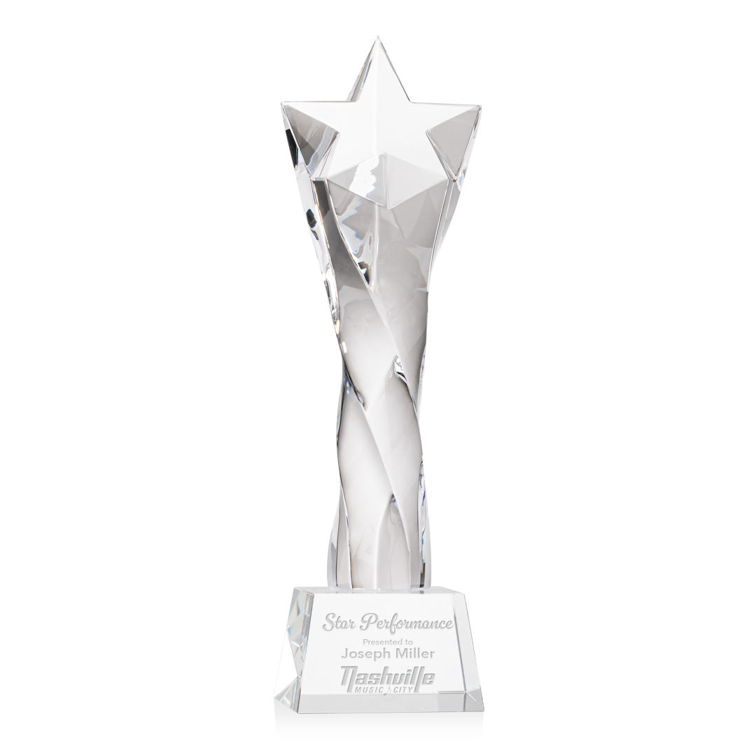 Arlington Star Award on Robson Base - Clear — OPS4902-RC