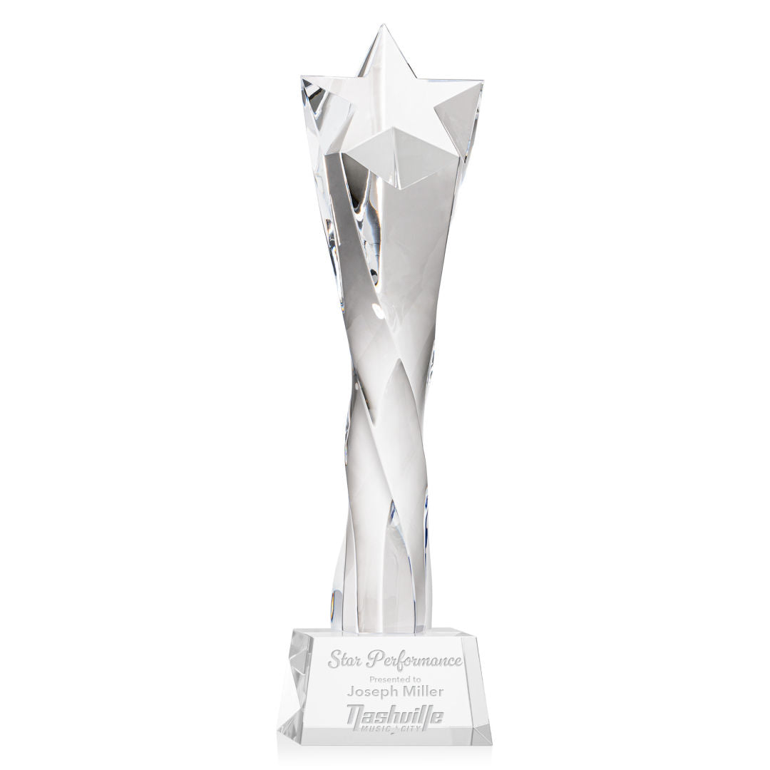 Arlington Star Award on Robson Base - Clear — OPS4903-RC