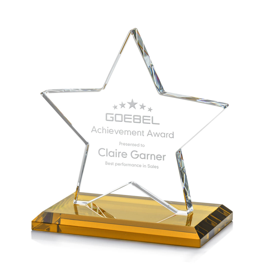 Sudbury Star Award - Amber — OPS5502-A
