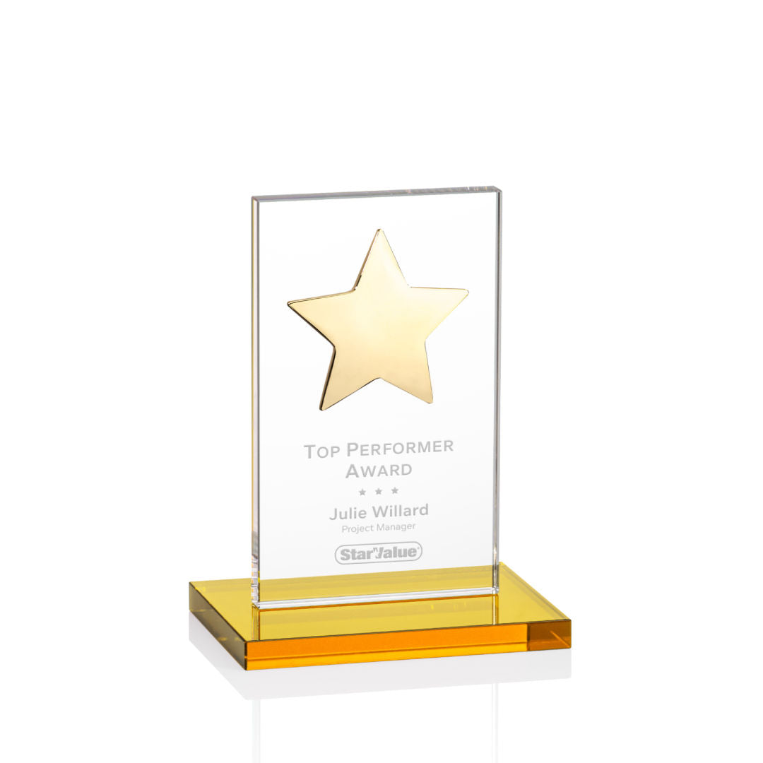 Dallas Star Award - Amber/Gold