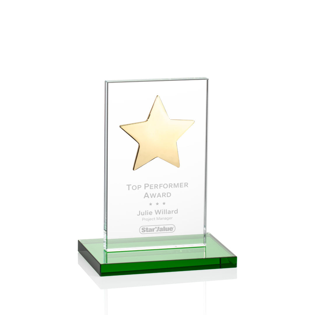 Dallas Star Award - Green/Gold  — OPS5861-GG
