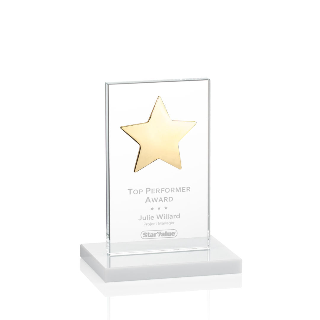 Dallas Star Award - White/Gold
