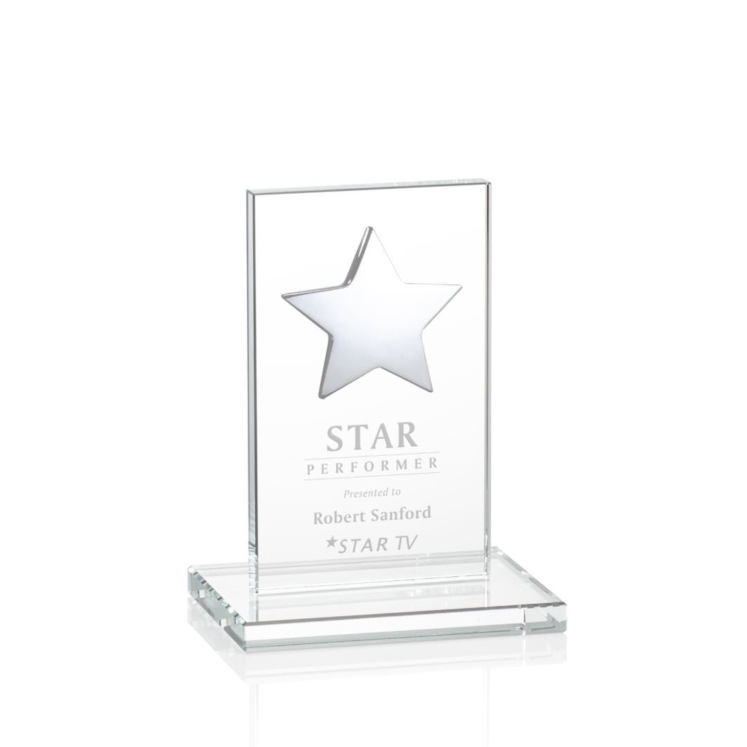 Dallas Star Award - Clear/Silver