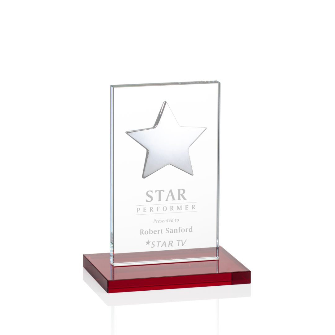Dallas Star Award - Red/Silver — OPS5861-SR