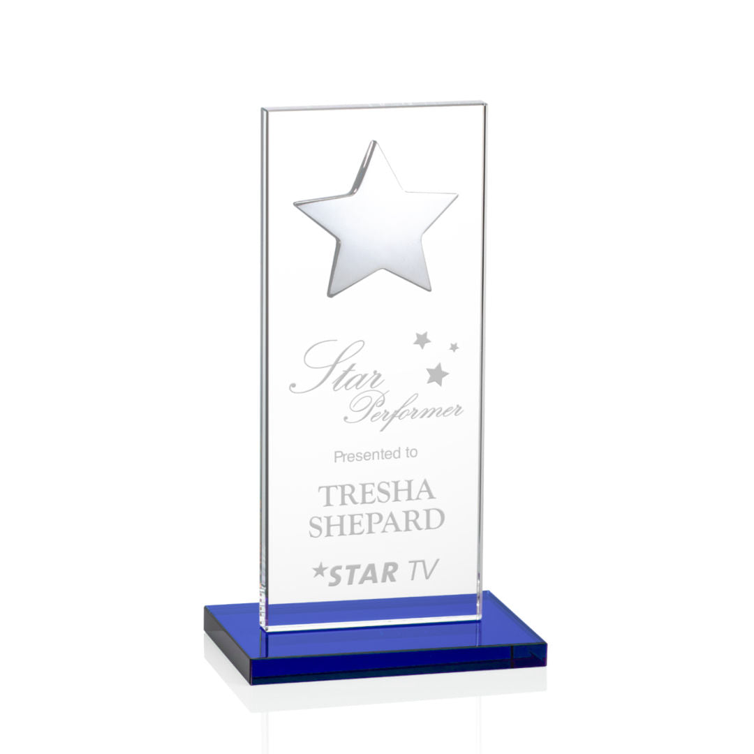 Dallas Star Award - Blue/Silver — OPS5862-SL