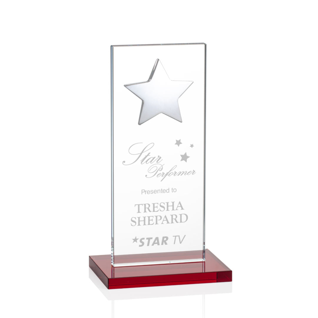 Dallas Star Award - Red/Silver — OPS5862-SR