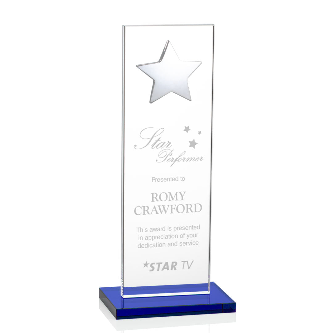 Dallas Star Award - Blue/Silver — OPS5863-SL