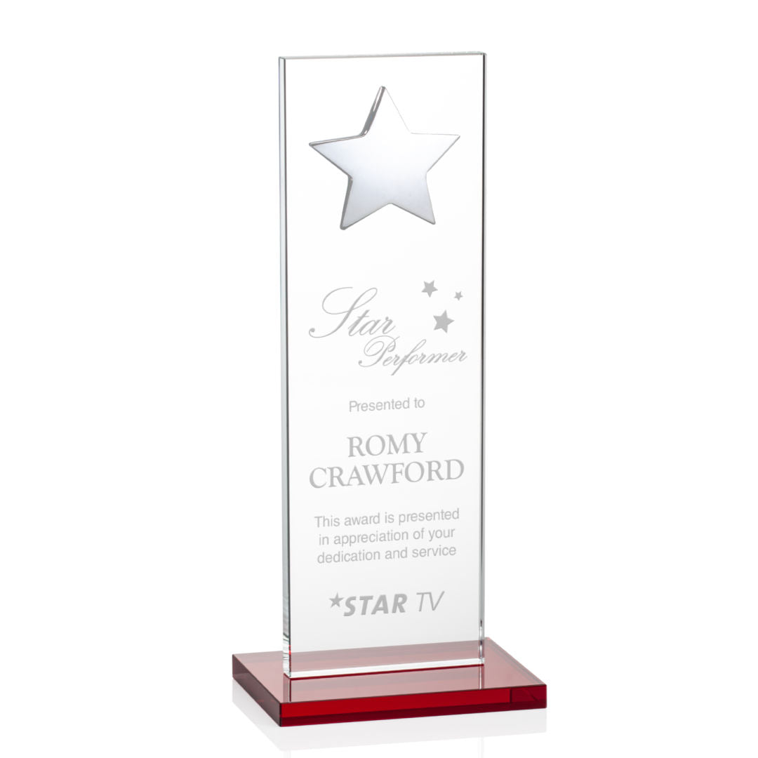 Dallas Star Award - Red/Silver — OPS5863-SR