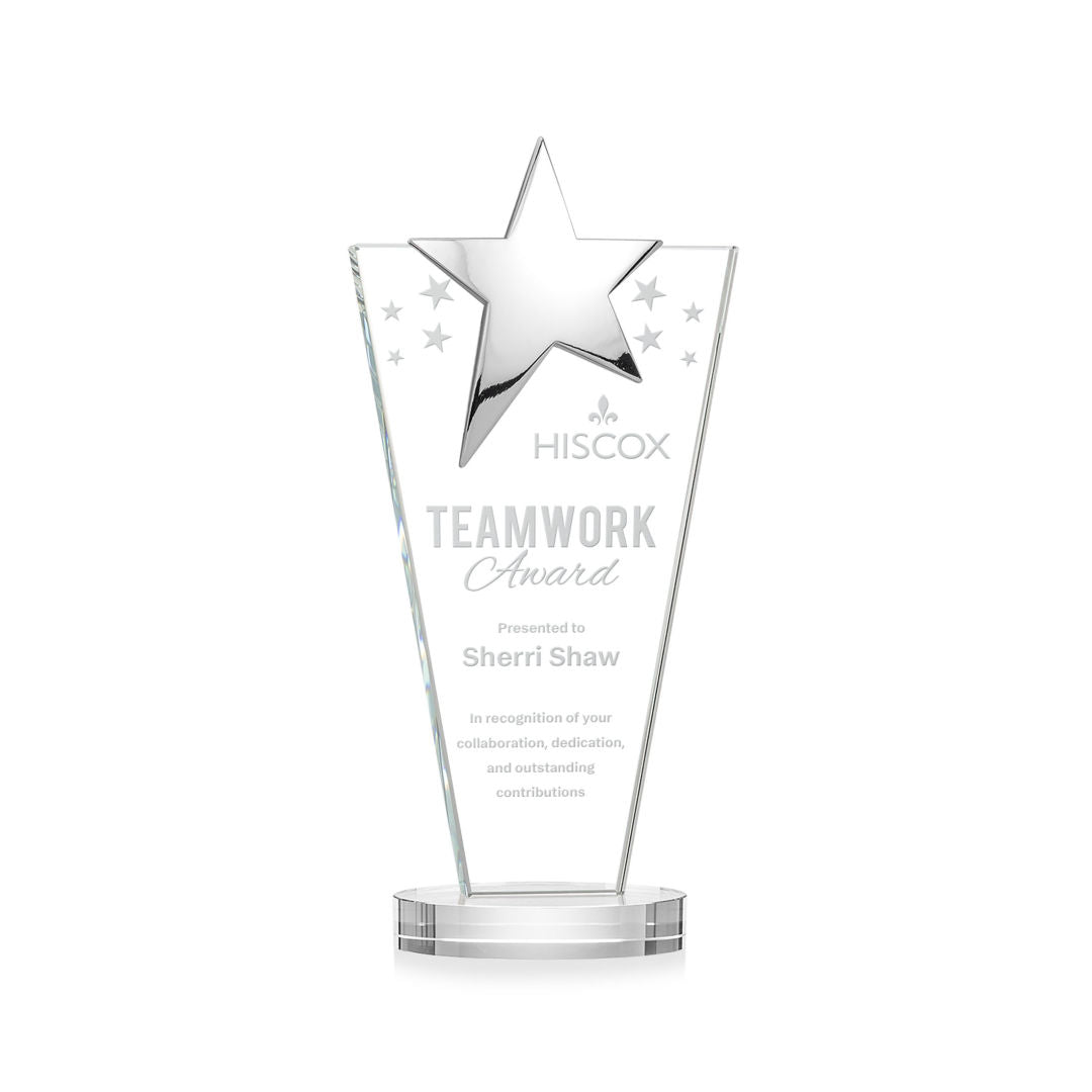 Mantella Chrome Star Award - Clear — OPS5871-C