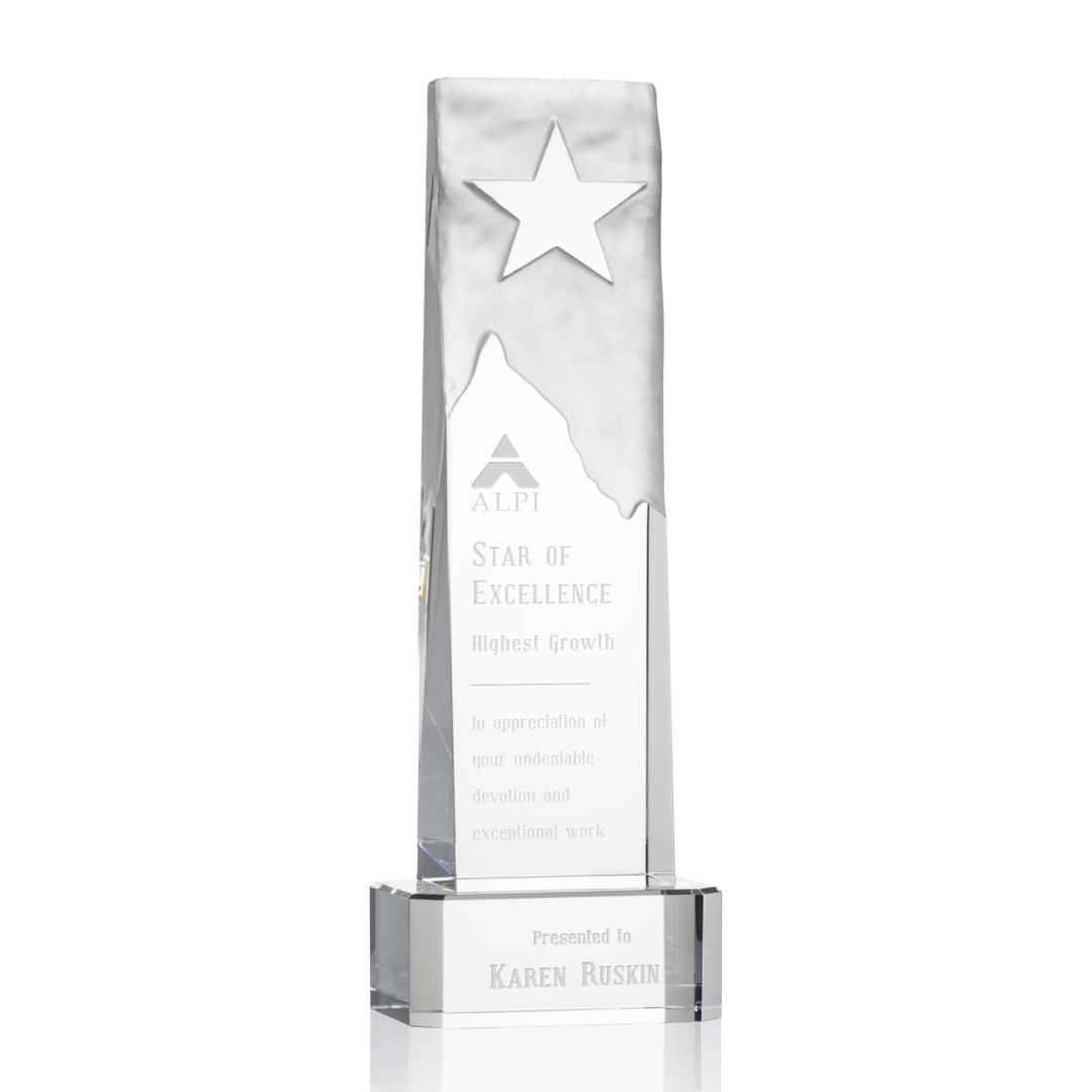 Stapleton Star Award on Base - Clear — OPS703-C