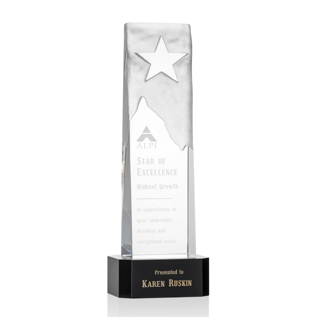 Stapleton Star Award on Base - Black