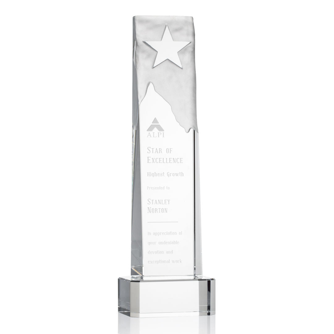 Stapleton Star Award on Base - Clear — OPS704-C