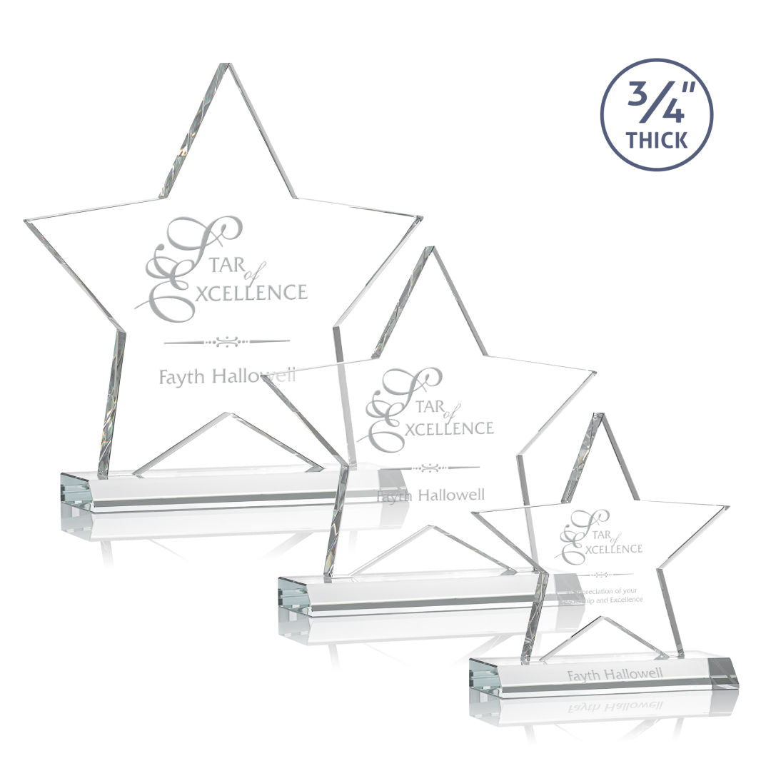 Chippendale Star Award - Clear — OPS821_