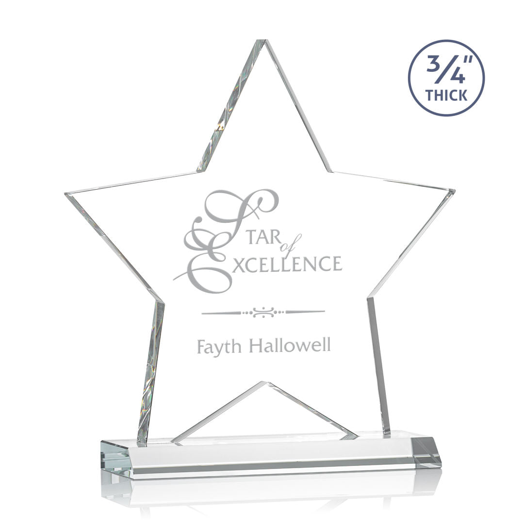 Chippendale Star Award - Clear — OPS8215