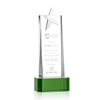 Fanshaw Silver Star Award on Base - Green