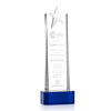 Fanshaw Silver Star Award on Base - Blue
