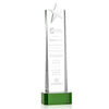 Fanshaw Silver Star Award on Base - Green