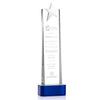 Fanshaw Silver Star Award on Base - Blue