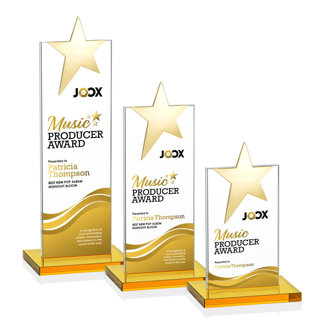 Bryanston Gold Star VividPrint™ Award - Amber — OPSV21-GA