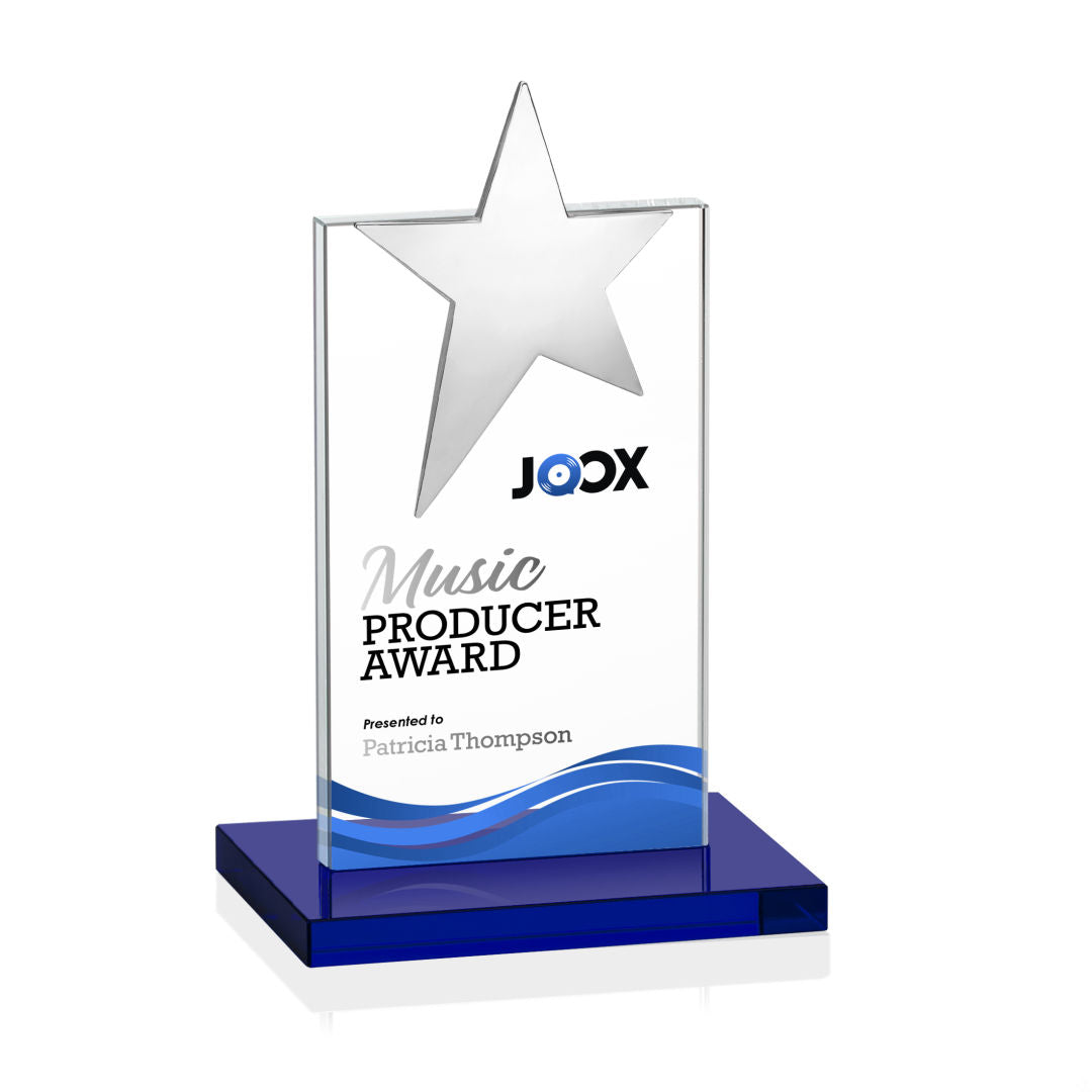 Bryanston Chrome Star VividPrint™ Award - Blue