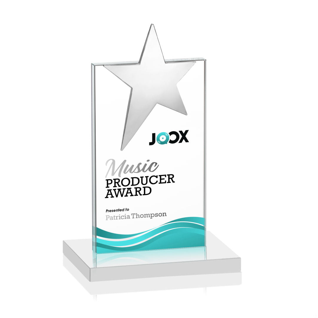 Bryanston Chrome Star VividPrint™ Award - White