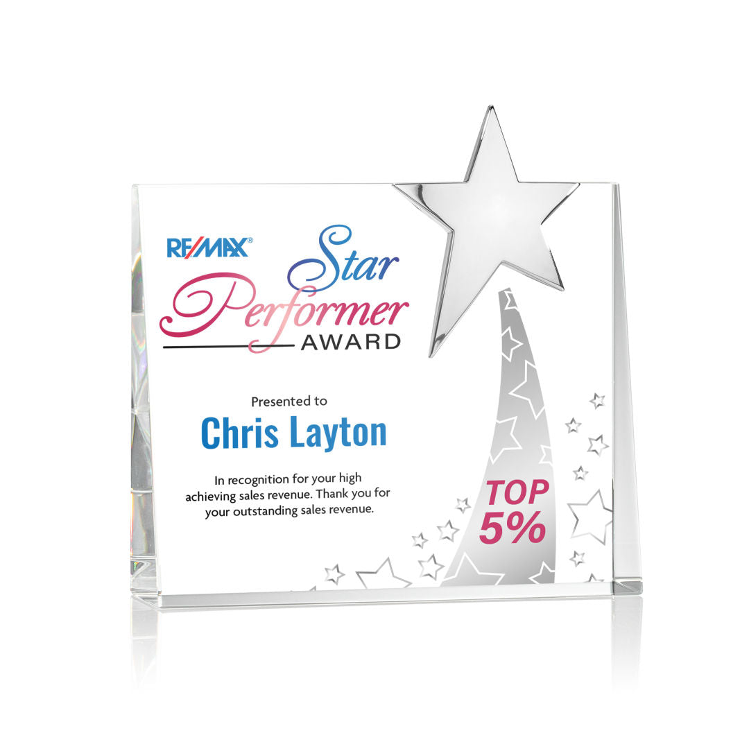 Bradenton Chrome Star VividPrint™ Award — OPSV222-C