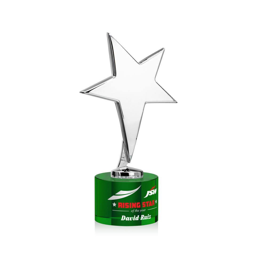 Tuscany Chrome Star VividPrint™ Award on Marvel Base