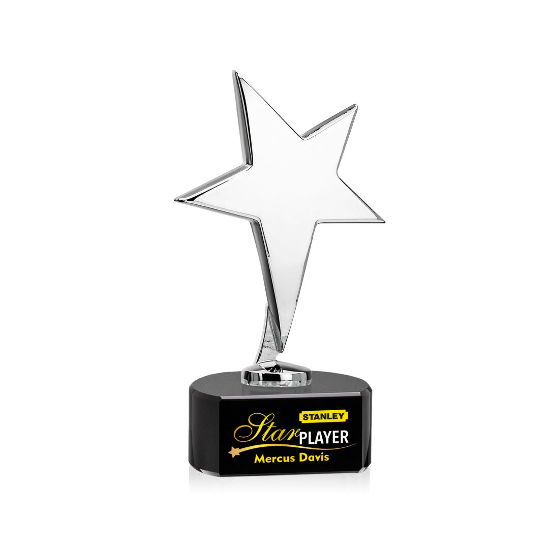 Tuscany Chrome Star VividPrint™ Award on Paragon Base