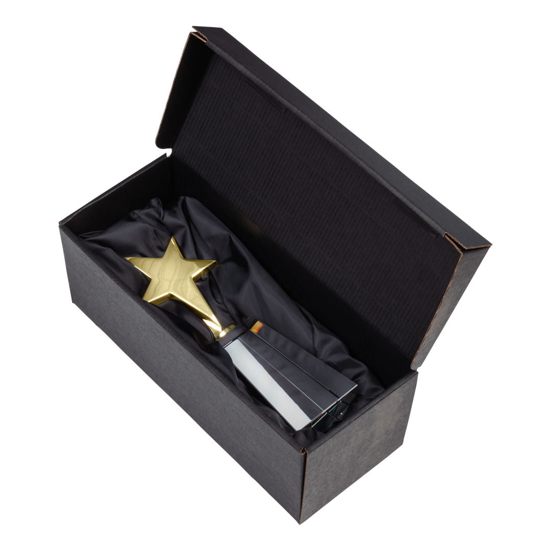 Tuscany Chrome Star VividPrint™ Award on Paragon Base - Blue — OPSV3101-CPL