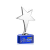 Tuscany Chrome Star VividPrint™ Award on Paragon Base - Blue
