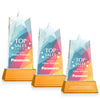 Millington Star VividPrint™ Award on Base - Amber