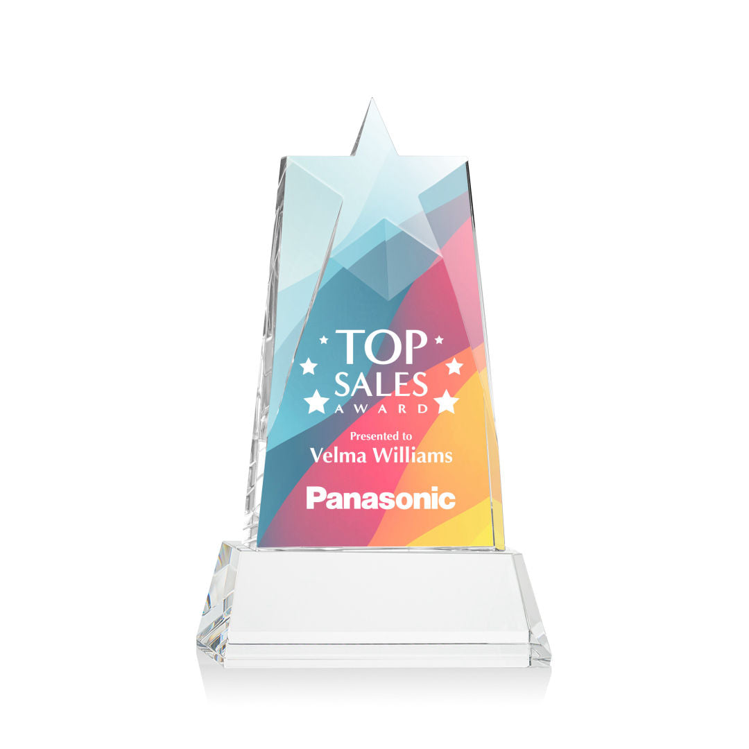 Millington Star VividPrint™ Award on Base - Clear