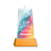 Millington Star VividPrint™ Award on Base - Amber