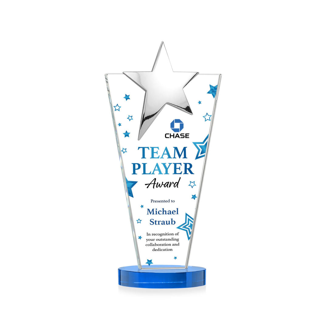 Mantella Chrome Star VividPrint™ Award - Sky Blue