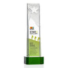 Stapleton Star VividPrint™ Award on Base - Green