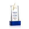 Fanshaw Gold Star VividPrint™ Award on Base - Blue