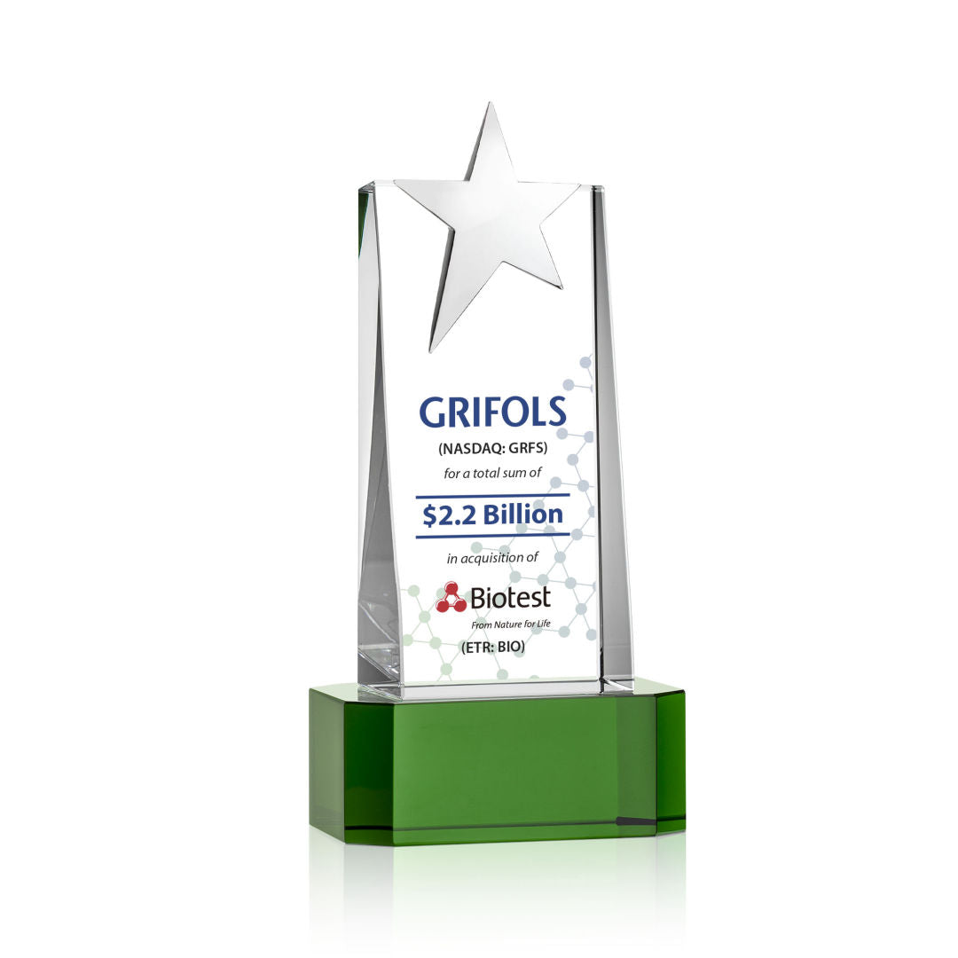 Fanshaw Silver Star VividPrint™ Award on Base