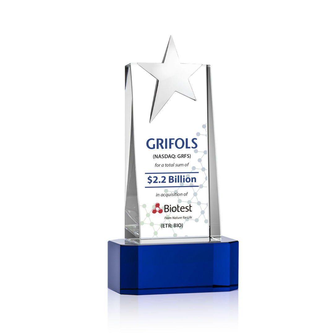 Fanshaw Silver Star VividPrint™ Award on Base