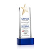 Fanshaw Gold Star VividPrint™ Award on Base - Blue