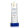 Fanshaw Gold Star VividPrint™ Award on Base - Blue
