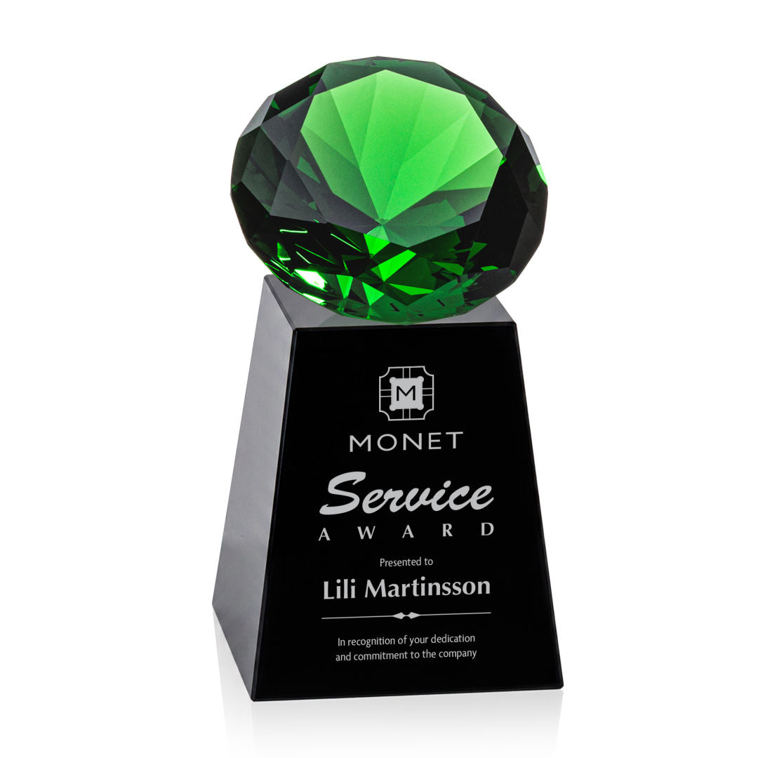 Celestina Award - Black/Emerald — OPT2387-E