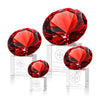 Gemstone Award on Cube - Ruby