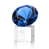 Gemstone Award on Cube - Sapphire