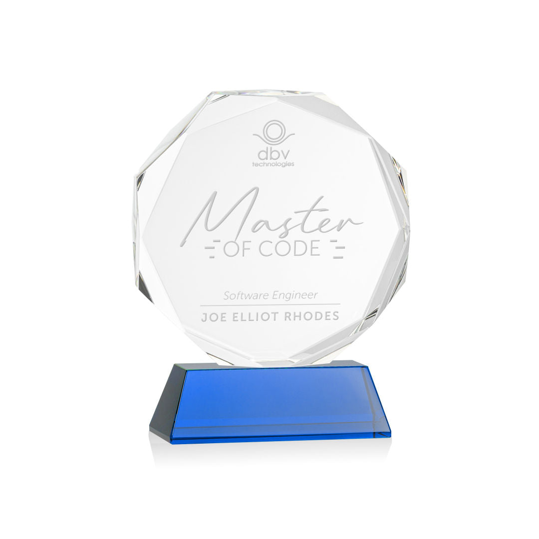 Acadian Award on Newhaven Base - Blue