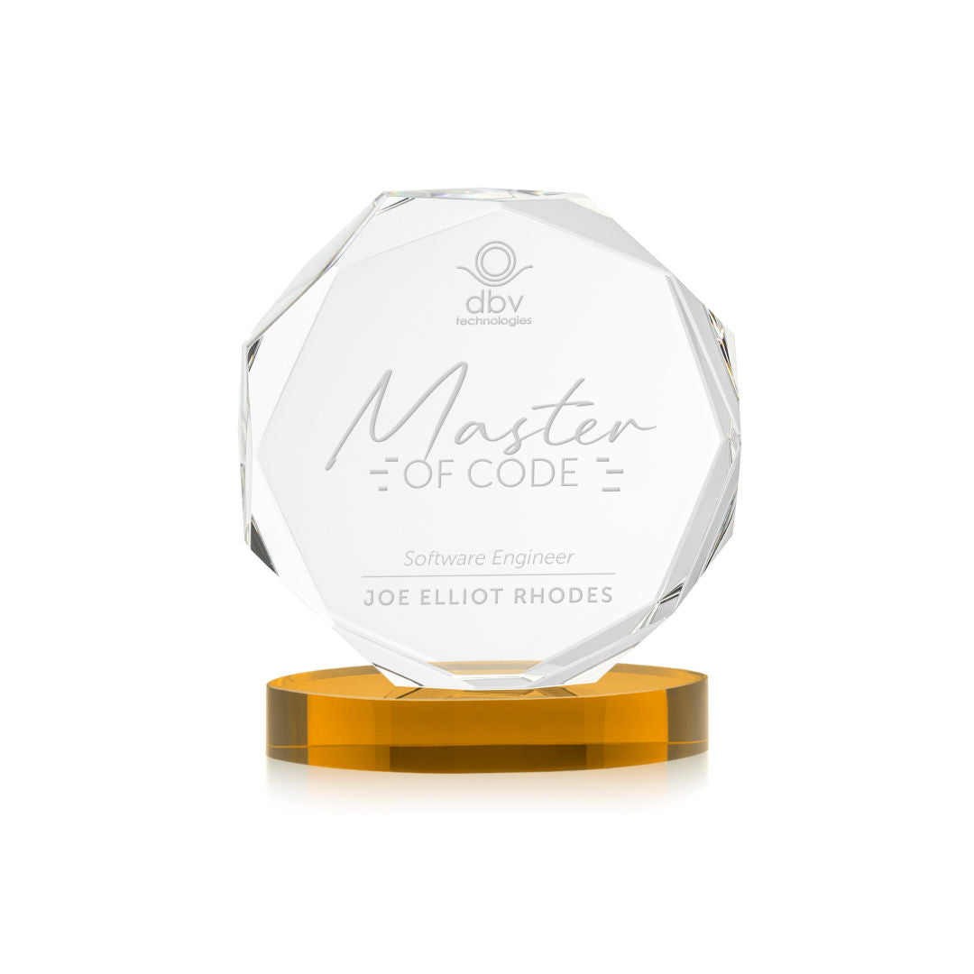 Acadian Award on Alberton Base - Amber