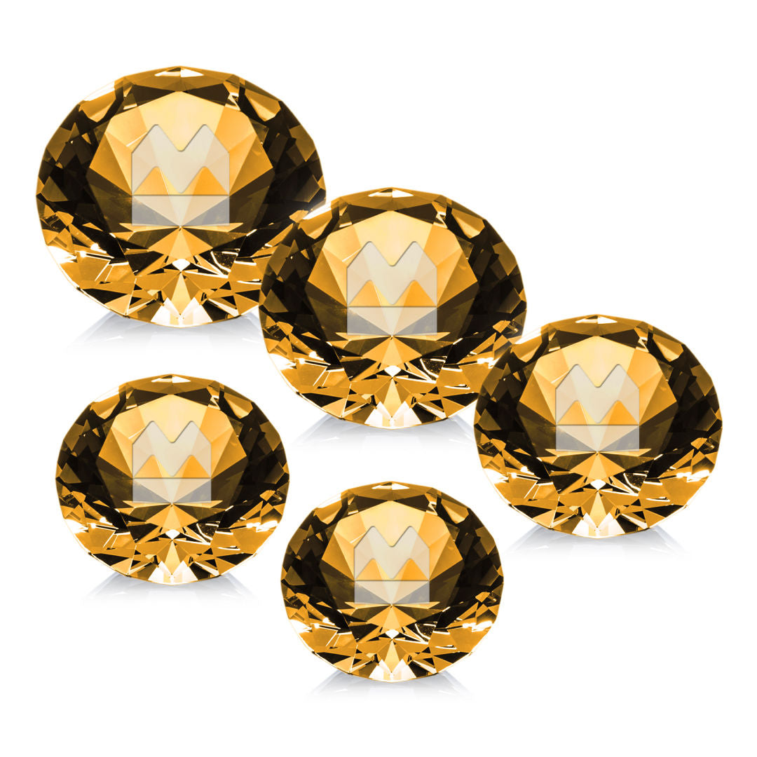 Optical Gemstone Award - Amber — OPT650-A