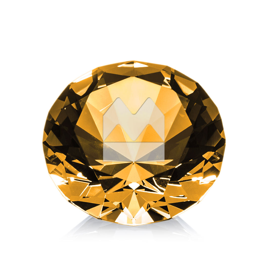 Optical Gemstone Award - Amber — OPT6501-A