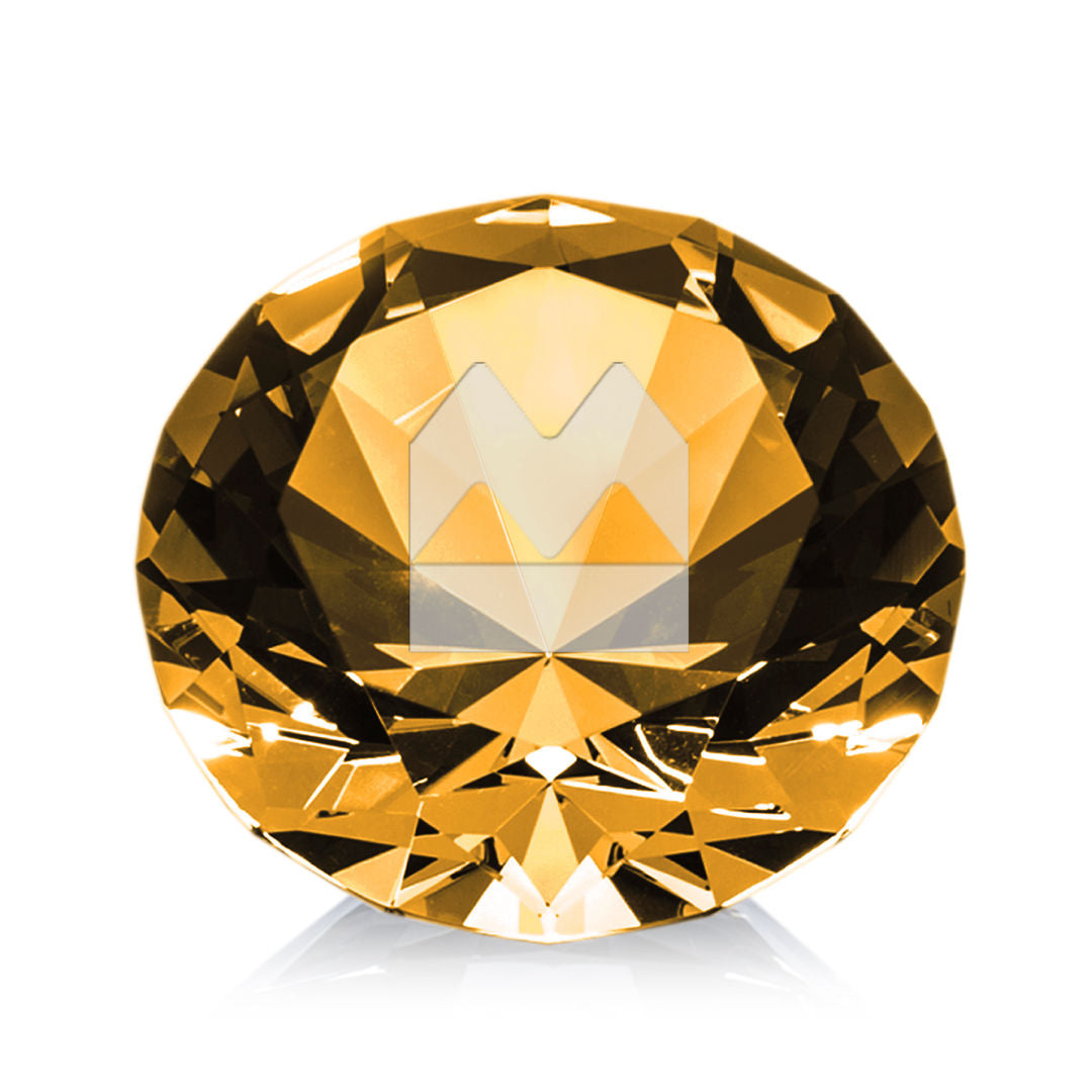 Optical Gemstone Award - Amber — OPT6503-A