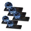 Gemstone Award on Black - Sapphire
