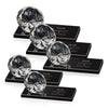 Gemstone Award on Black - Diamond